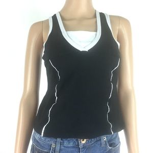 GW Sport Women's Size S Black White Tank Top